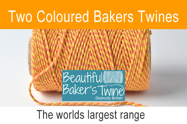 two colour cotton bakers twines 